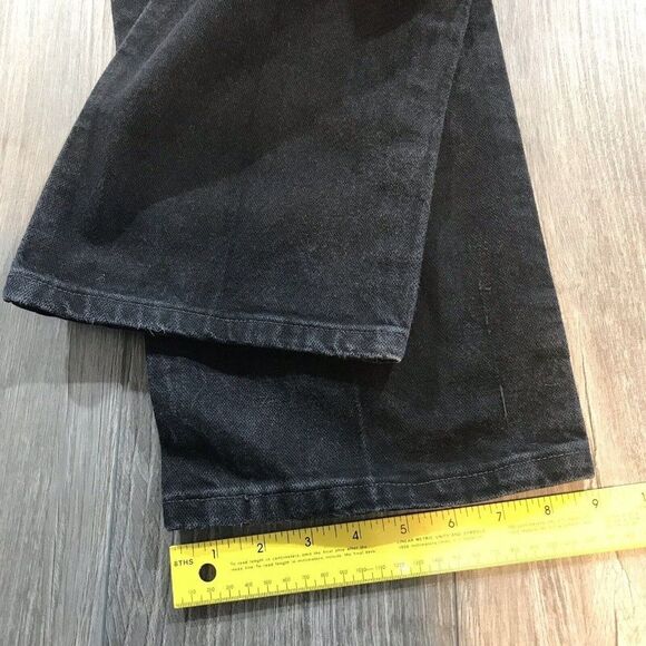 Wrangler Mens Black Denim Jeans Style 13MWZWK Marked 40/34 (39/33.5) - Picture 9 of 12